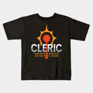 Cleric Tabletop Class Pen and Paper DnD Gift Kids T-Shirt